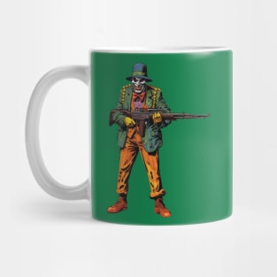 Clown with Machine Gun Mug